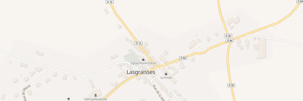 Plan du 10 Rte de Cadalen à Lasgraisses