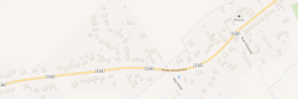 Plan du 97 Rte d’Audruicq à Nortkerque