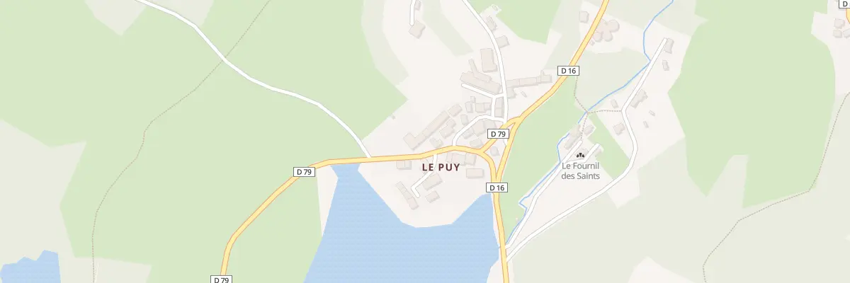Plan du 26 Le Puy à Ahun