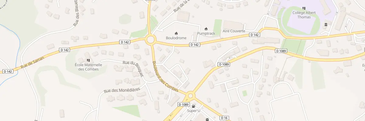 Plan du 14 Cite des Combes à Égletons
