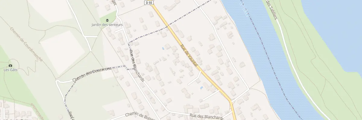 Plan du 51 Rue de Vauréal à Jouy-le-Moutier