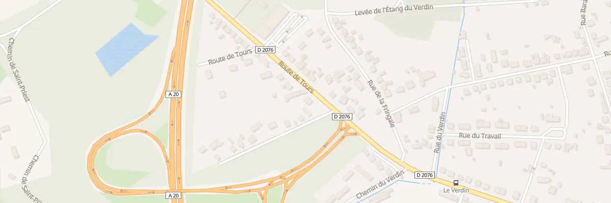 Plan du 17 Rte de Tours à Vierzon