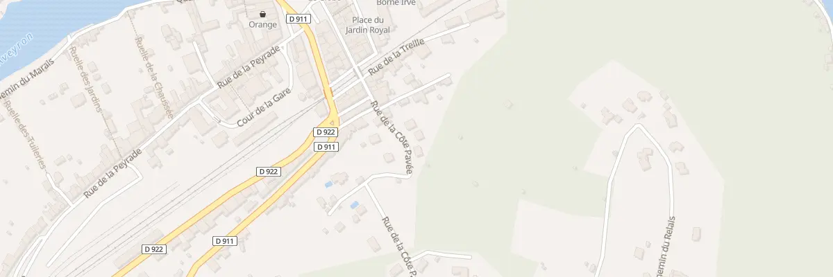 Plan du 15 Rue de la Côte Pavée à Villefranche-de-Rouergue