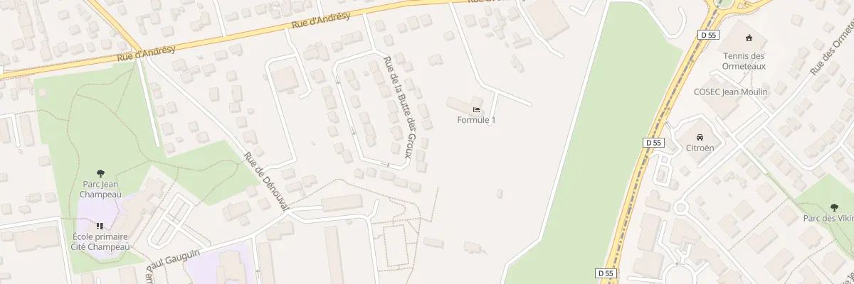 Plan du 29 Rue de la Butte des Groux à Chanteloup-les-Vignes