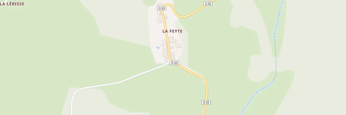 Plan du 2 La Feyte à Saint-Sulpice-les-Champs