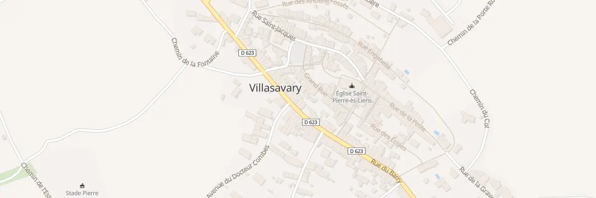 Plan du 33 Rue du Barry à Villasavary