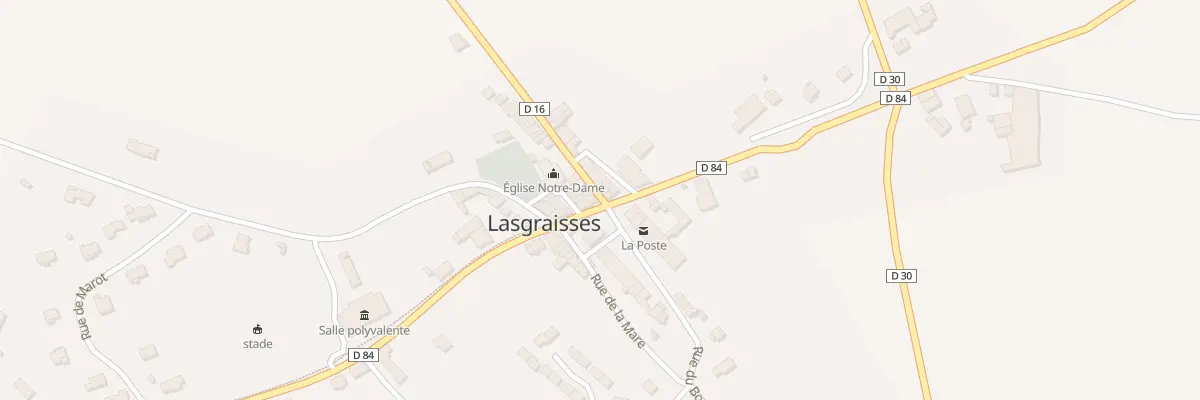 Plan du 1 Rte de Cadalen à Lasgraisses