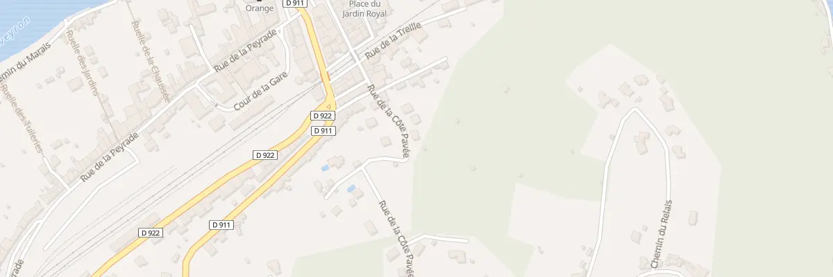 Plan du 17 Rue de la Côte Pavée à Villefranche-de-Rouergue