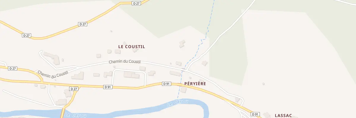 Plan du 5090 Le Coustil à Salles