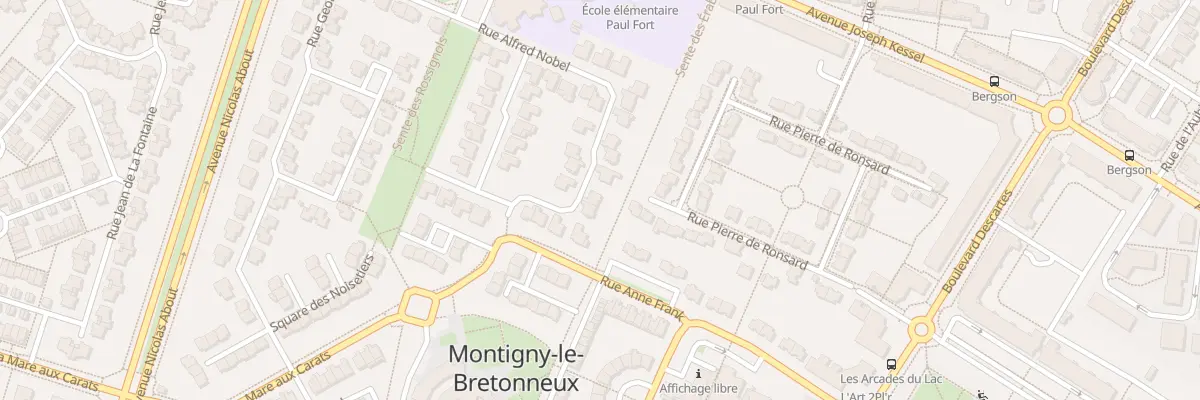 Plan du 12 Rue Alfred Nobel à Montigny-le-Bretonneux