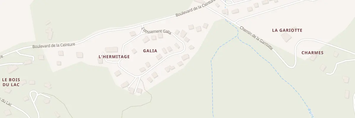 Plan du 11 Lot Galia aux Brunels