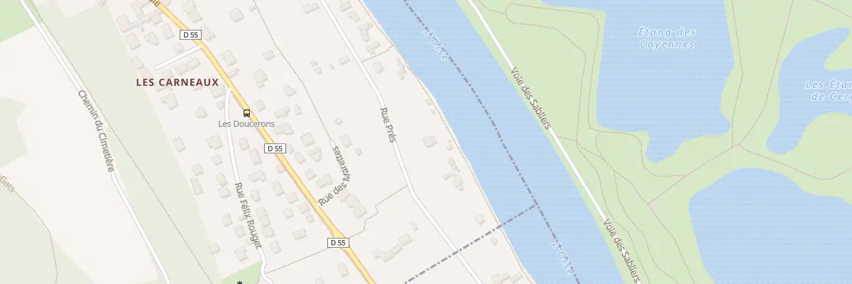 Plan du 85 Rue des Prés à Vauréal