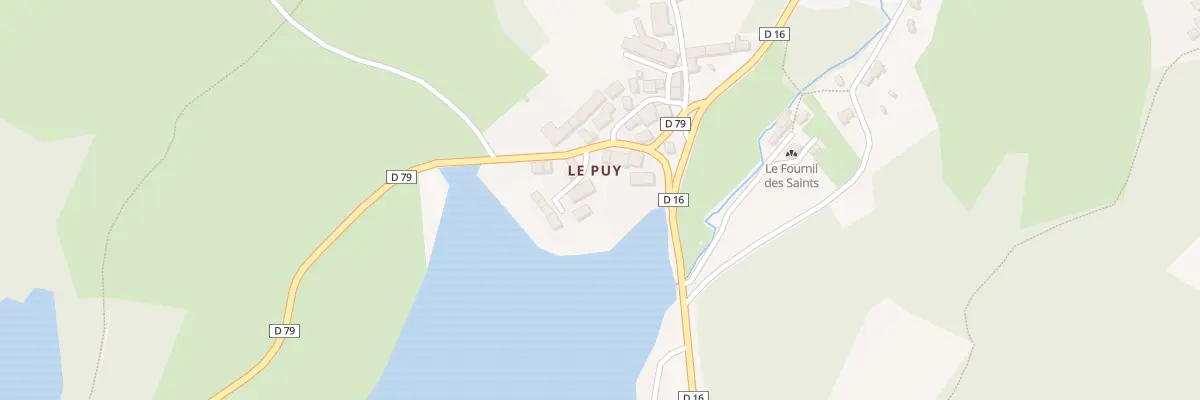 Plan du 7 Le Puy à Chamberaud