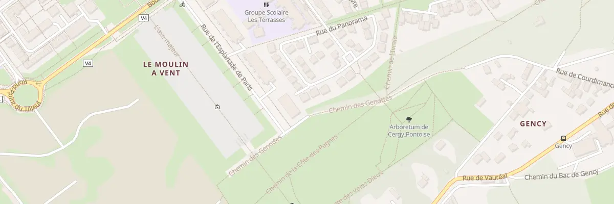 Plan du 21 Rue du Panorama à Cergy
