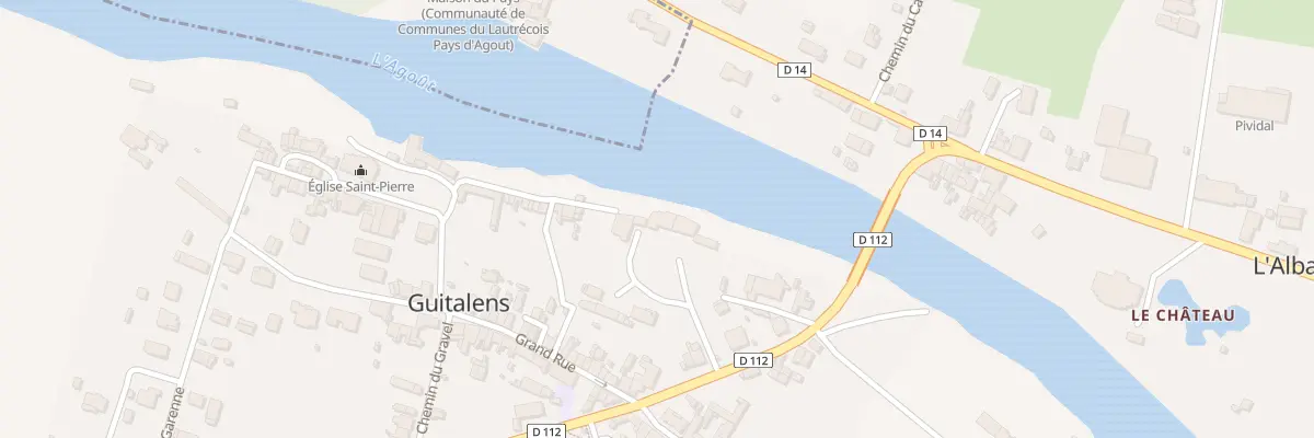 Plan du 4 Qua de la Tannerie à Guitalens-L’Albarède
