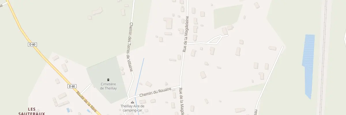Plan du 29 Rue de la Magdeleine à Theillay