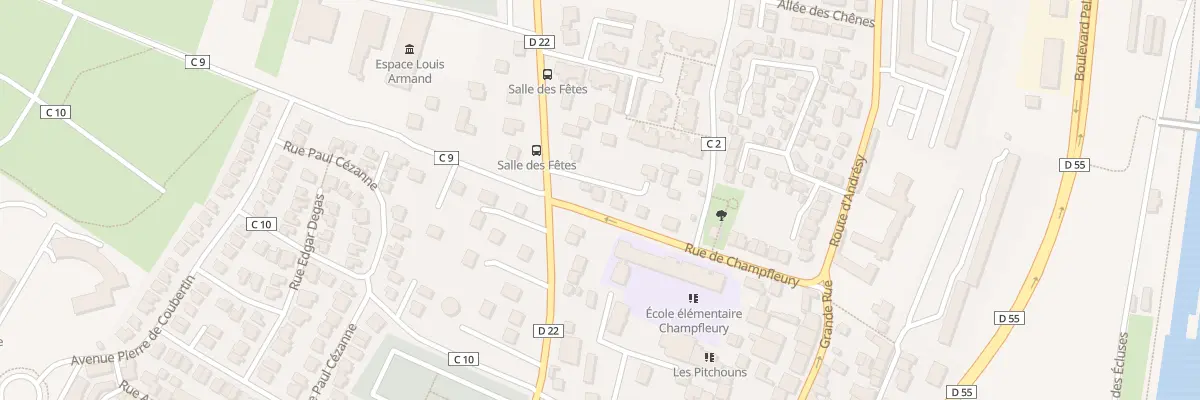 Plan du 186 Rue Champfleury à Carrières-sous-Poissy
