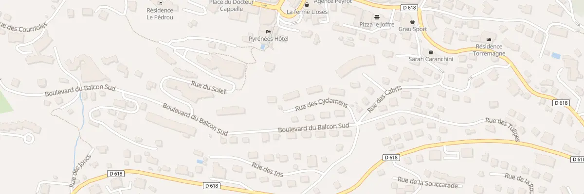 Plan du 5 Rue des Cyclamens à Font-Romeu-Odeillo-Via