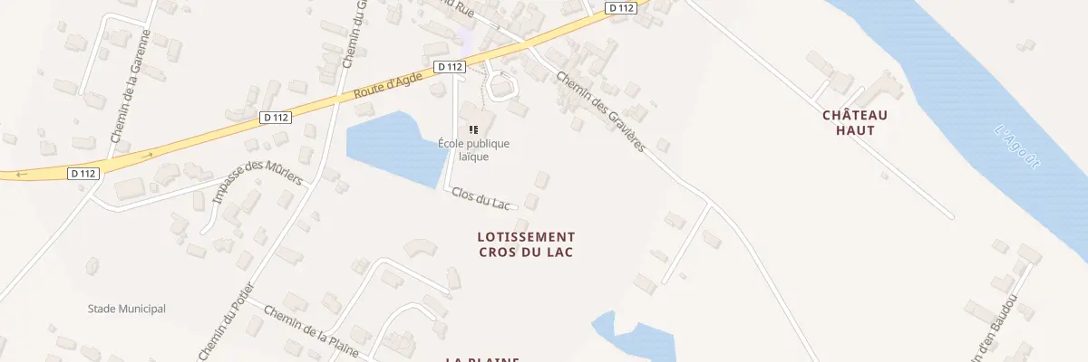 Plan du 214 Clos du Lac à Guitalens-L’Albarède