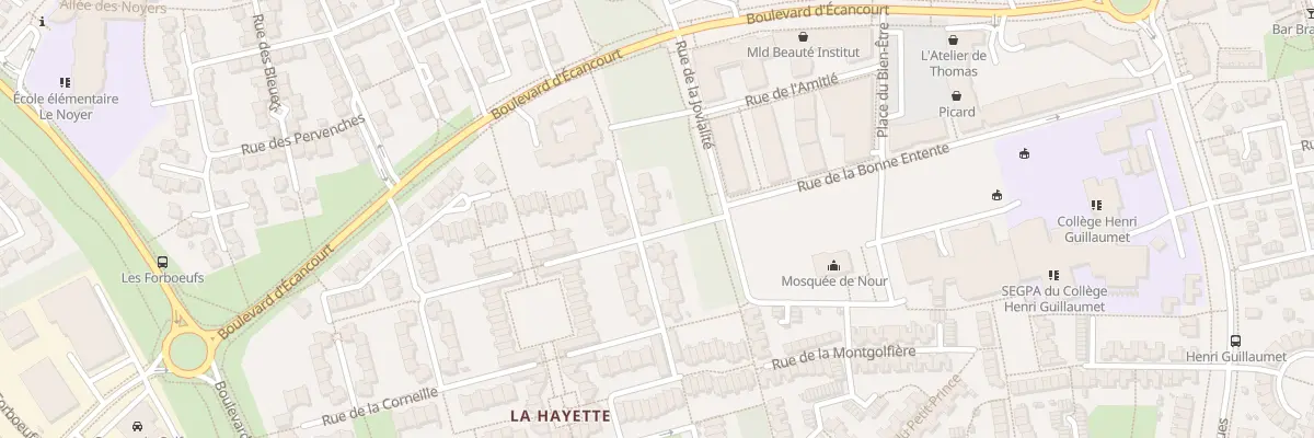 Plan du 1 Sq Alphonse Daudet à Jouy-le-Moutier