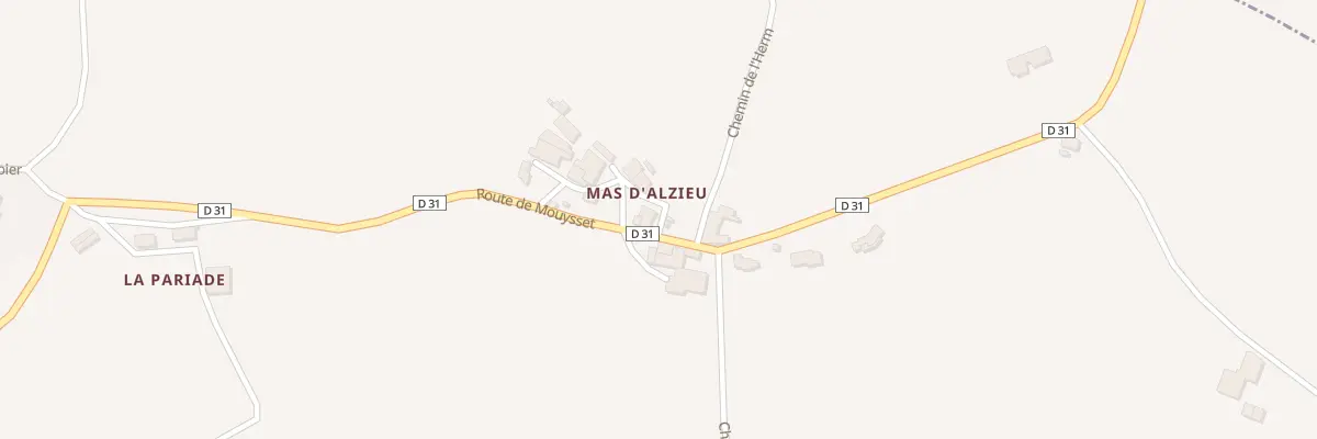 Plan du 5106 Alzieu à Castanet