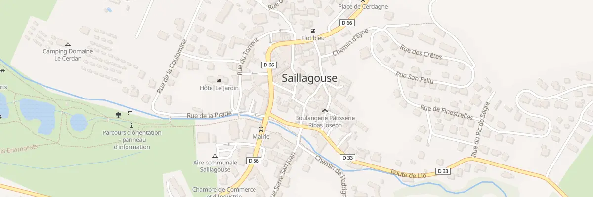 Plan du 127 Village à Saillagouse