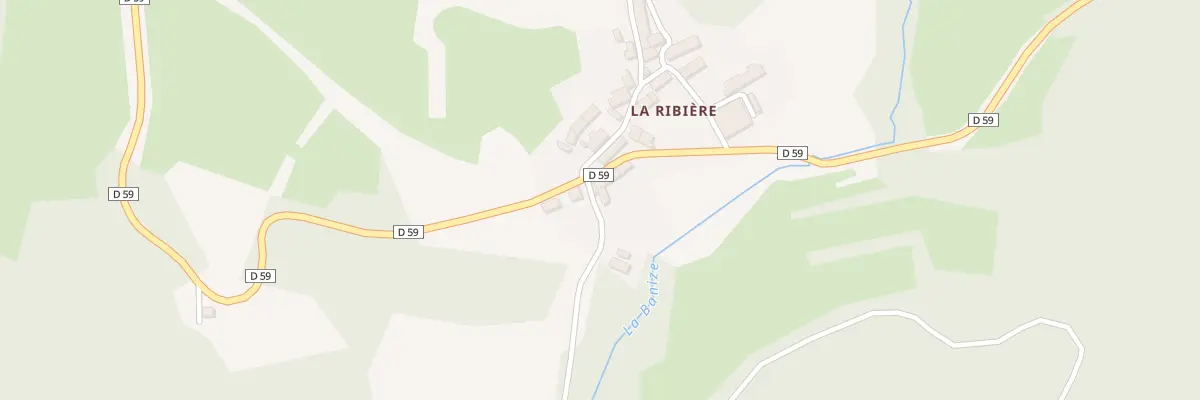 Plan du 3 La Ribière à La Nouaille