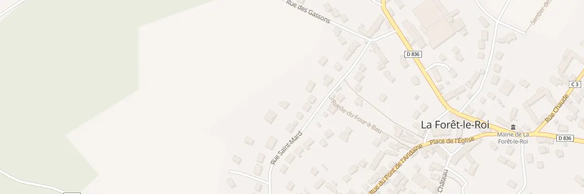 Plan du 22 Rue Saint Mard à La Forêt-le-Roi