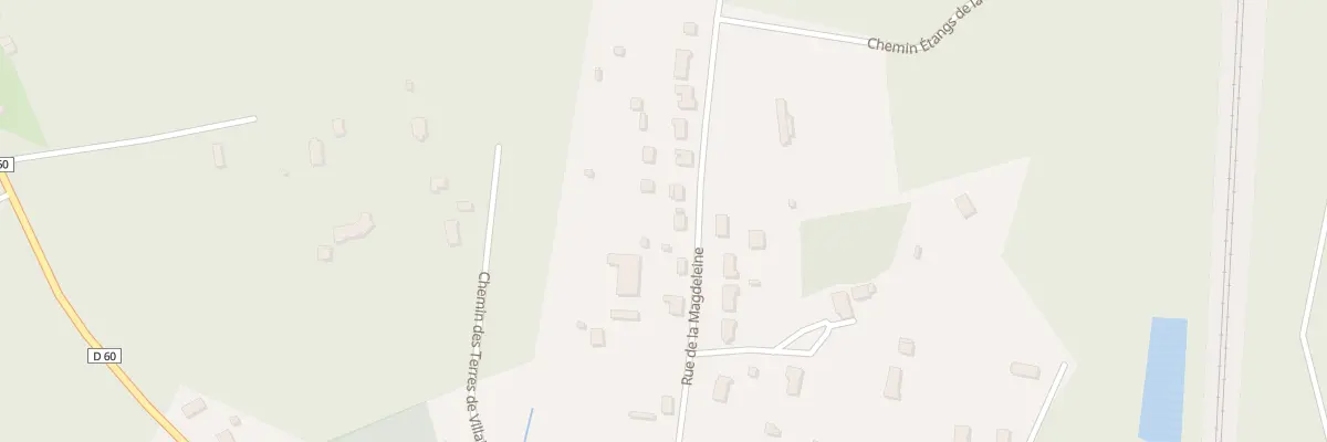 Plan du 35 Rue de la Magdeleine à Theillay