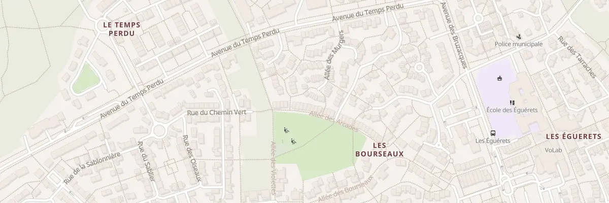 Plan du 76 All des Arcades à Jouy-le-Moutier