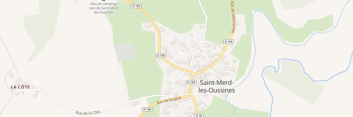 Plan du 8 Rue du Pont La Pierre à Saint-Merd-les-Oussines