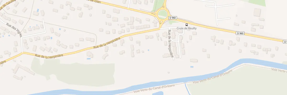 Plan du 116B Rue de la Herpinière à Chécy