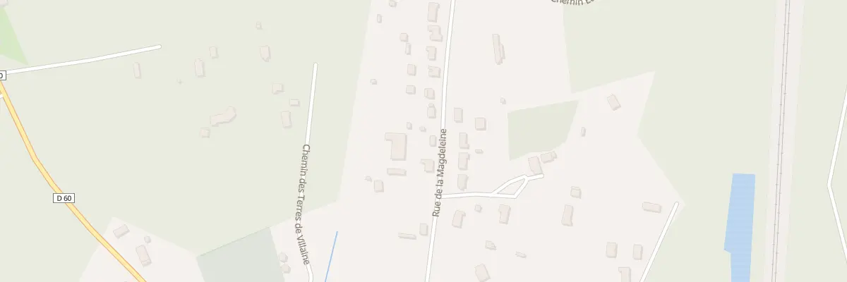 Plan du 33B Rue de la Magdeleine à Theillay