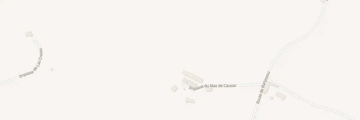 Plan du 5030 Mas de Causse à Bernac