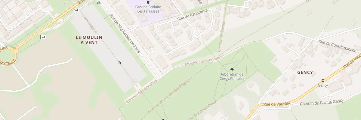Plan du 19 Rue du Panorama à Cergy