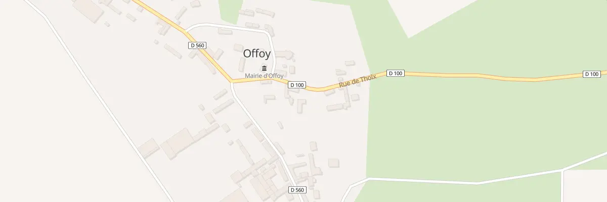 Plan du 8 Rue de Thoix à Offoy