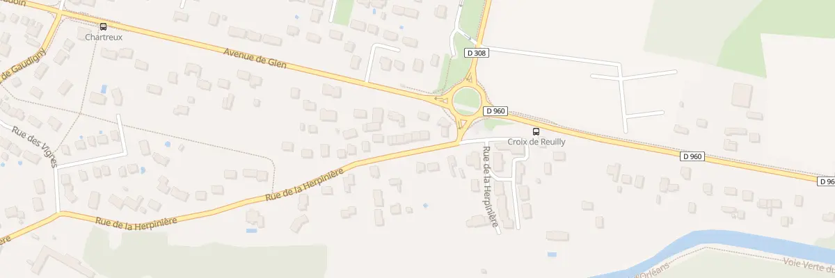 Plan du 119 Rue de la Herpinière à Chécy