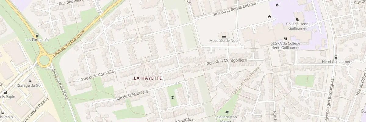 Plan du 1 Rue Maryse Bastie à Jouy-le-Moutier