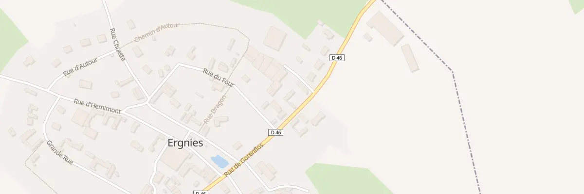 Plan du 6 Rue de Gorenflos à Ergnies