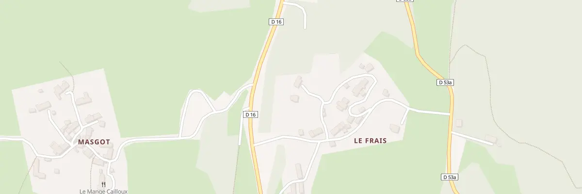 Plan du 26 Le Frais à Fransèches