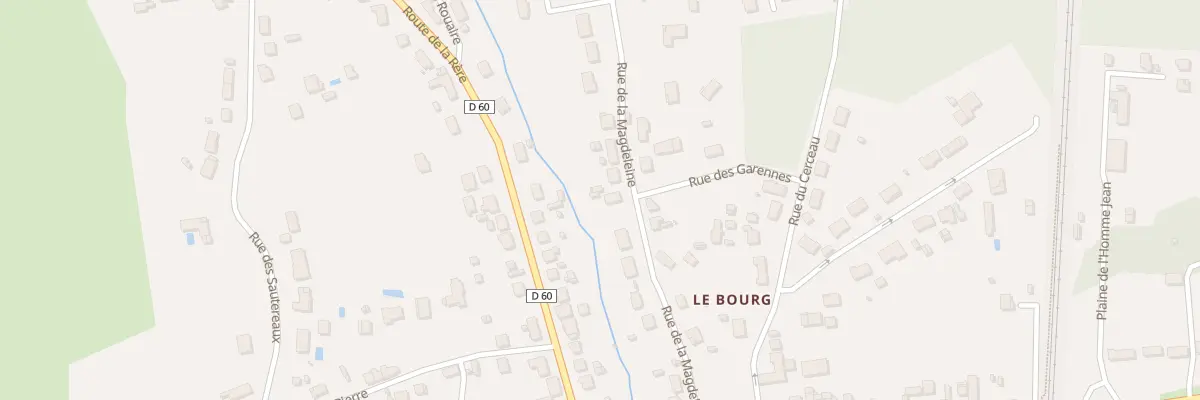 Plan du 17 Rue de la Magdeleine à Theillay