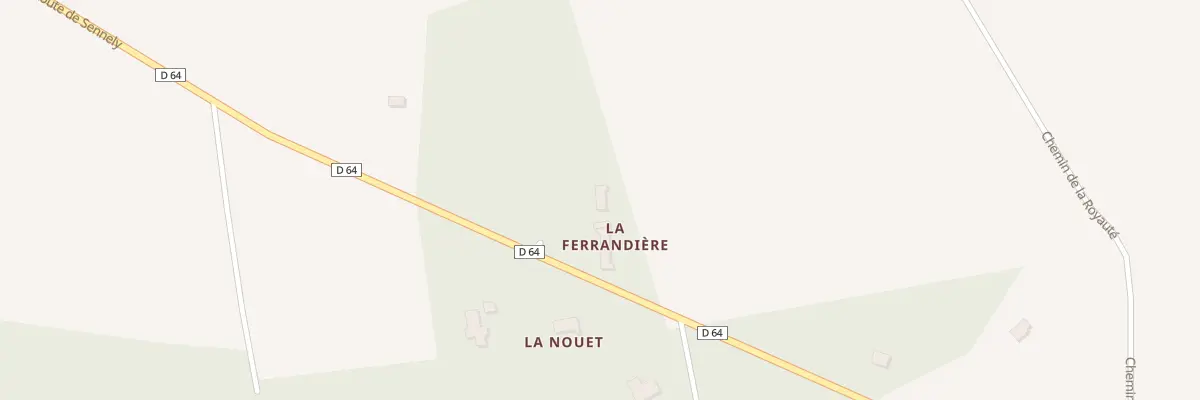 Plan du 1231 Rte de Sennely à Marcilly-en-Villette