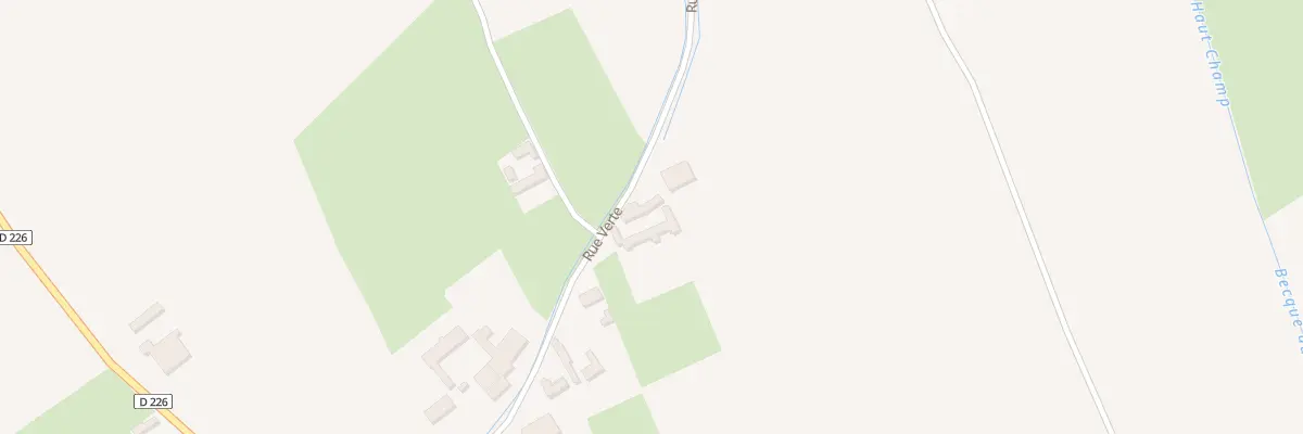 Plan du 79 Rue Verte à Nortkerque