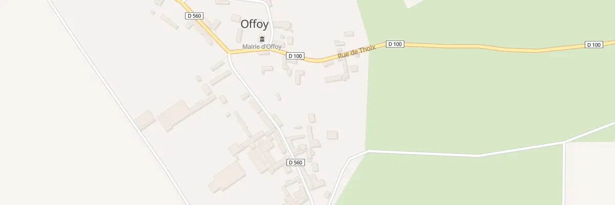 Plan du 8B Rue de Thoix à Offoy