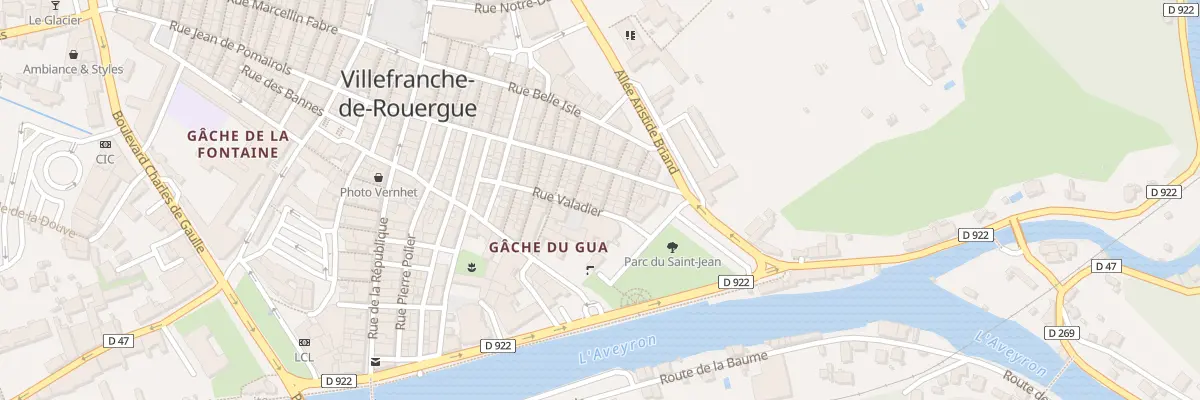 Plan du 10 Rue Françoise Gras à Villefranche-de-Rouergue