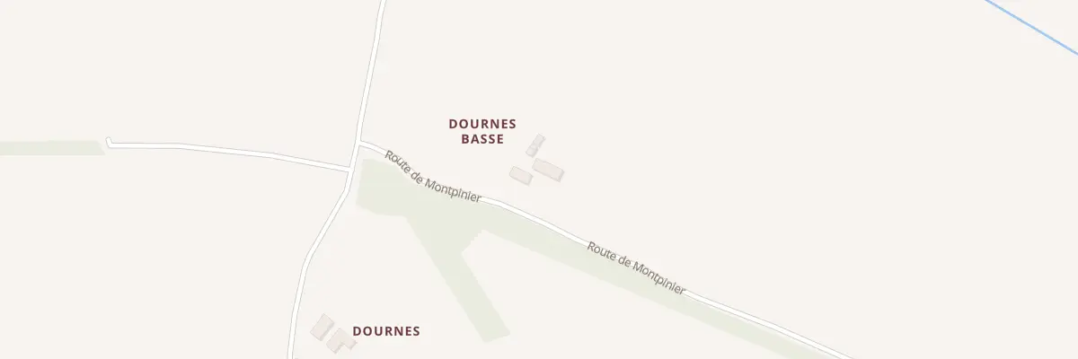 Plan du 1 Rte de Montpinier à Blan