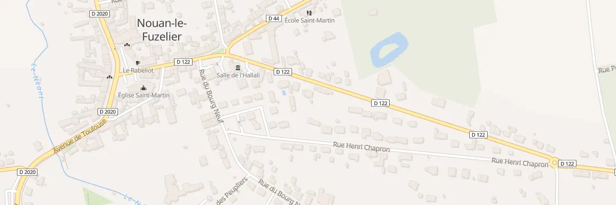 Plan du 10 Rue de la Grande Sologne à Nouan-le-Fuzelier