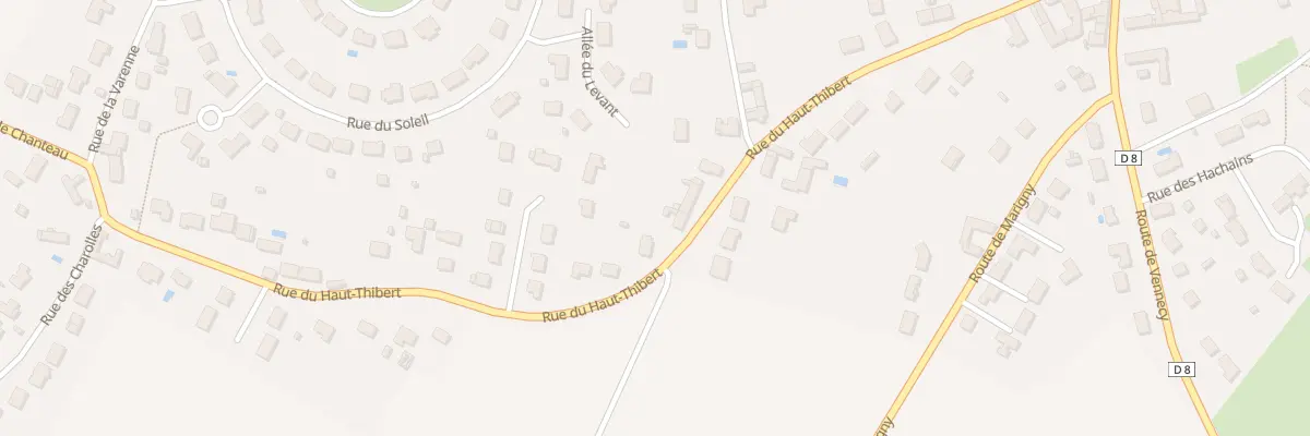 Plan du 38 Rue du Haut Thibert à Rebréchien