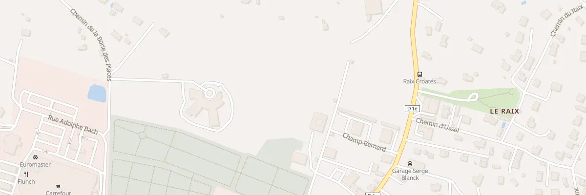 Plan du 9013 Borie de Place à Villefranche-de-Rouergue