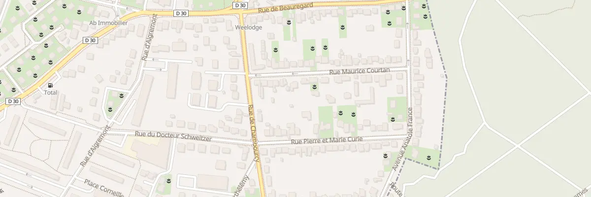 Plan du 10 Rue Maurice Courtan à Poissy
